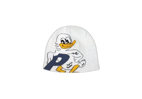 Palace Duck Out Beanie White