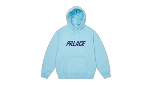 Palace Duo Logo Hood Skyline Blue