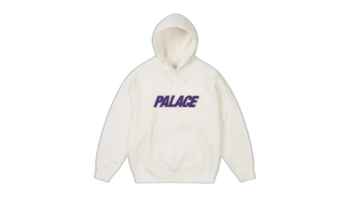 Palace Duo Logo Hood White