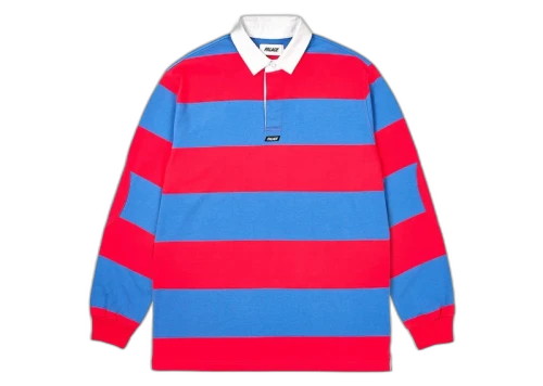 Palace Elbow Stripe Rugby Blue/Red