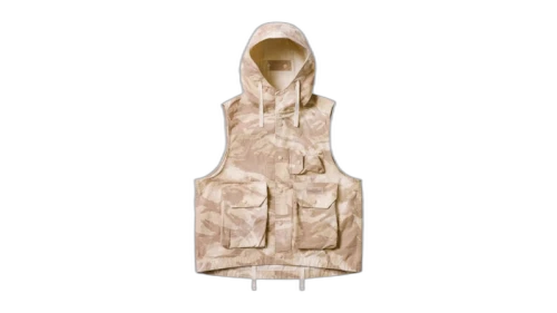 Palace Engineered Garments Hooded Ripstop Vest Printed
