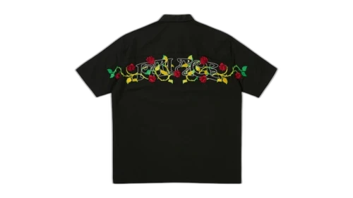 Palace English Rose Shirt Black