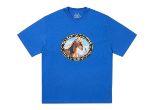 Palace Equestrian T-Shirt Blue Berry