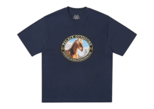 Palace Equestrian T-Shirt Navy