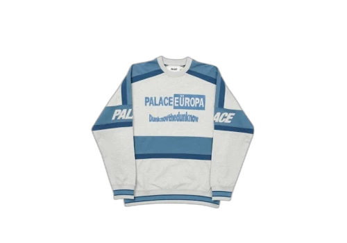 Palace Europa Crew Grey Marl