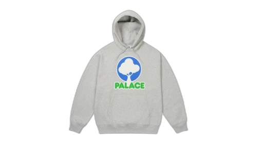 Palace Evergreen Hood Grey Marl
