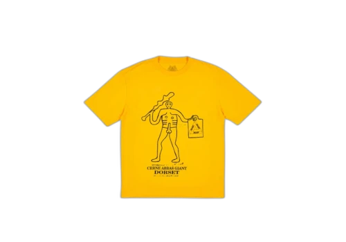 Palace Ewdorset T-Shirt Citrus Yellow/Black