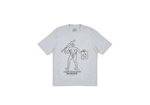 Palace Ewdorset T-Shirt Grey Marl/Black