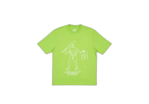 Palace Ewdorset T-Shirt Lime Green/White
