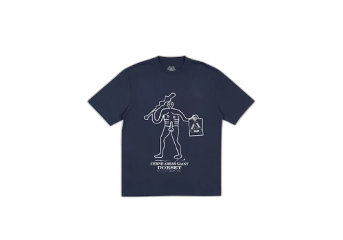 Palace Ewdorset T-Shirt Navy/White