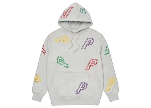 Palace Eyelet P Hood Grey Marl