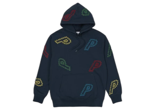 Palace Eyelet P Hood Navy