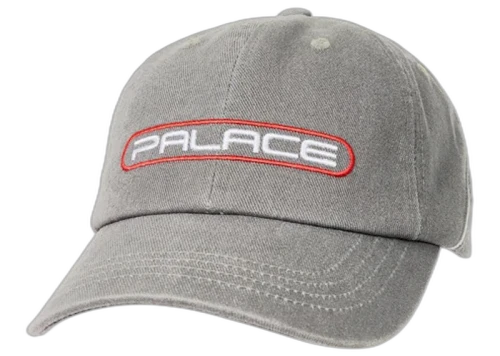Palace Fader Denim 6-Panel Grey