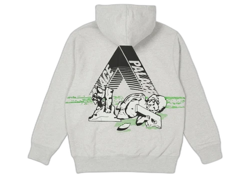 Palace Fallen City Hood Grey Marl