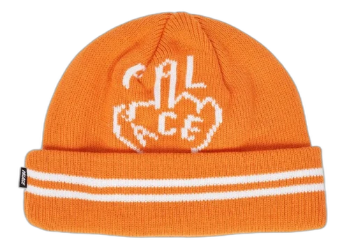 Palace Finger Up Beanie Orange