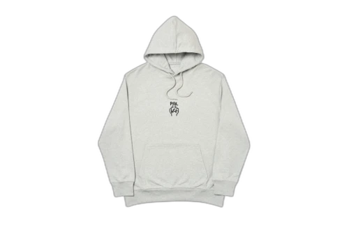 Palace Finger Up Hood Grey Marl