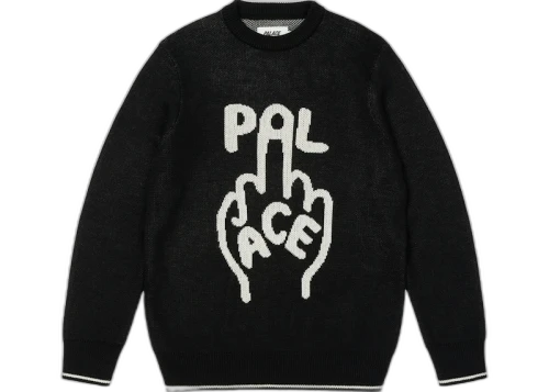 Palace Finger Up Knit Black