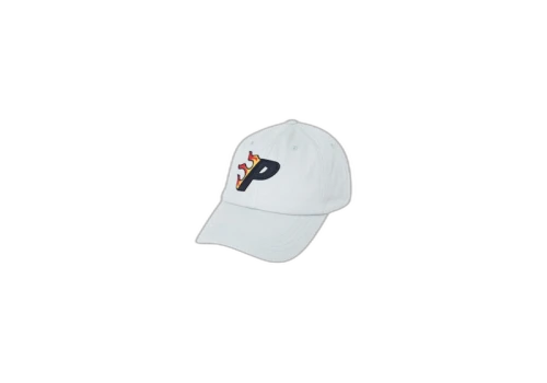 Palace Flaming P 6-Panel Grey