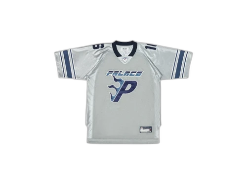 Palace Flaming P American Football Jersey Grey