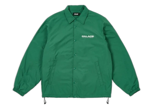 Palace Fleece Lined Coach Jacket Racey Green