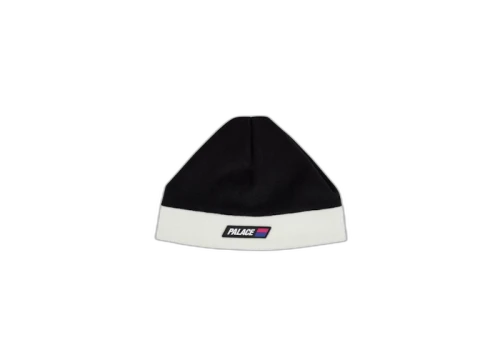 Palace Fleeced Beanie Black/White