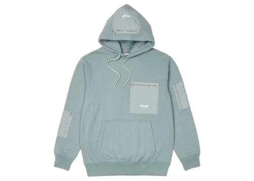Palace Flight Pocket Hood Flint