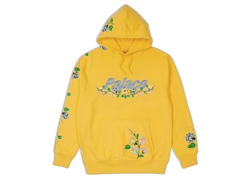 Palace Flower Stitch Hood Yellow
