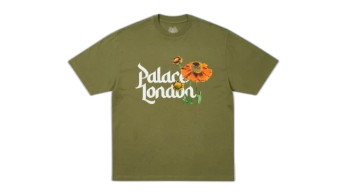 Palace Flower Type T-Shirt The Deep Green