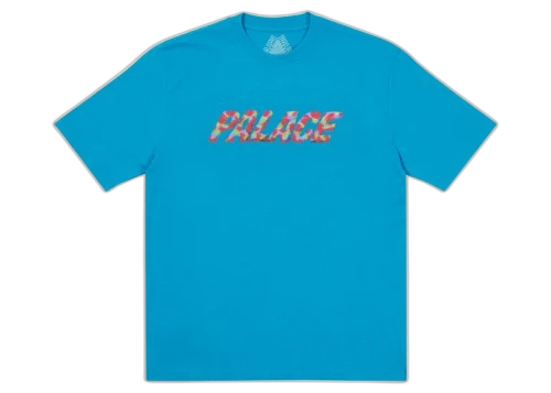 Palace Fluffly Tee Petrol Blue