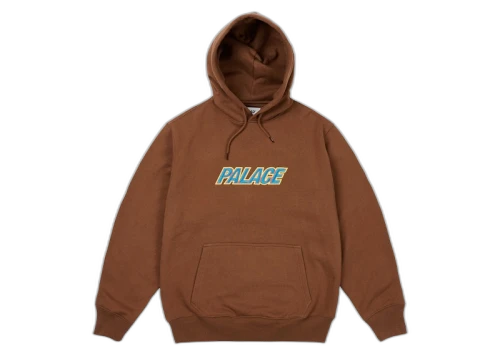Palace Font Hood Caked Brown