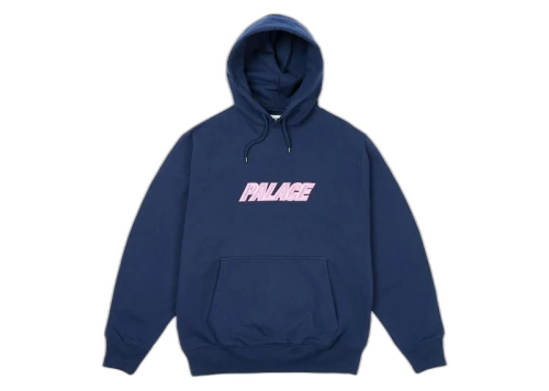 Palace Font Hood Navy