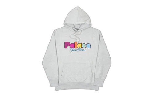 Palace Fun Hood Grey Marl