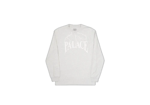 Palace Funder Longsleeve Grey Marl