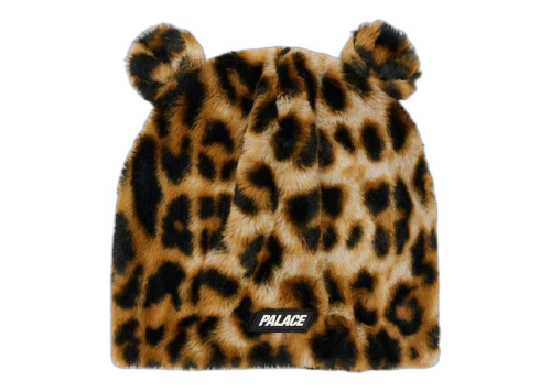 Palace Furry Ears Nein Cuff Beanie Leopard