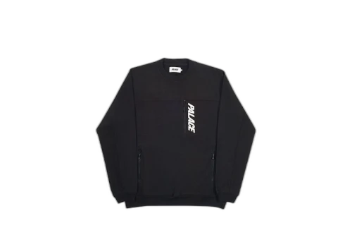 Palace Garage Crew Black