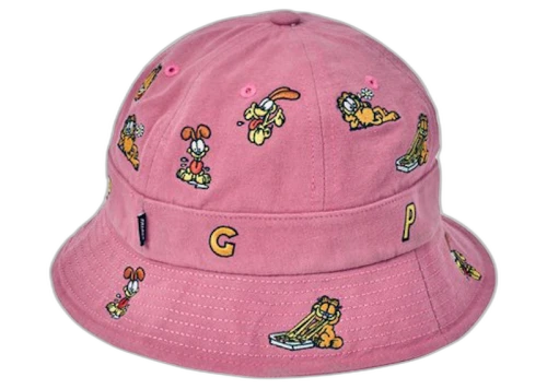 Palace Garfield Bucket Hat Pink
