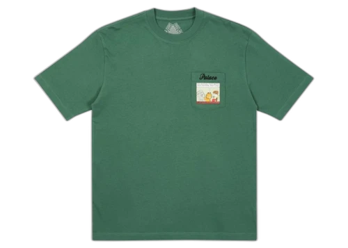 Palace Garfield Pocket T-shirt Fern