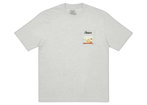 Palace Garfield Pocket T-shirt Grey Marl