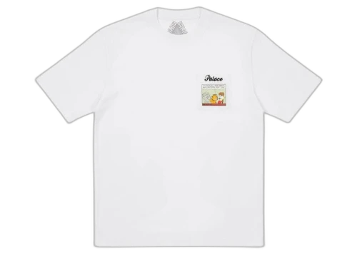 Palace Garfield Pocket T-shirt White
