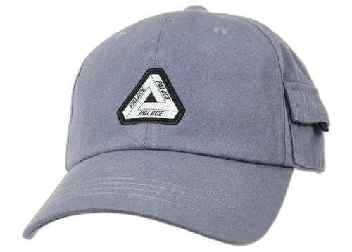 Palace Garment Dyed Tri-Ferg Patch 6-Panel Grey