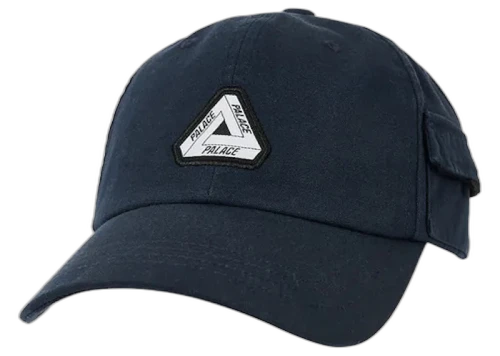 Palace Garment Dyed Tri-Ferg Patch 6-Panel Navy