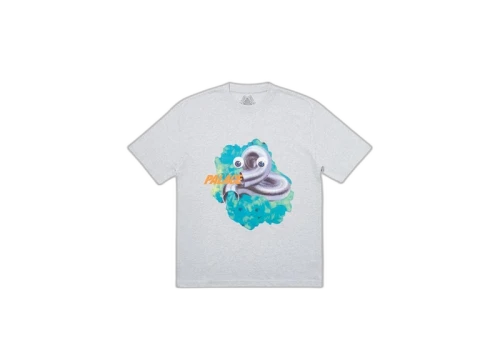 Palace Gassed T-Shirt Grey Marl