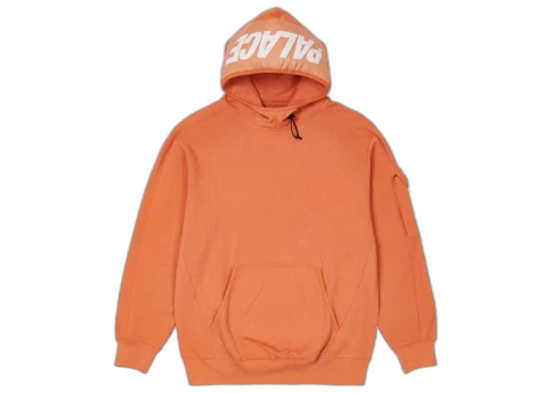 Palace Giant Woven Label Hood Orange