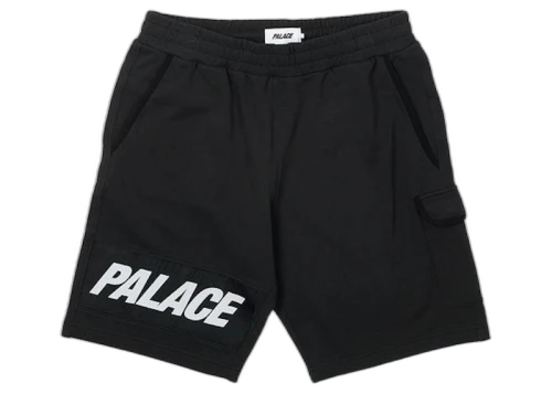 Palace Giant Woven Label Shorts Black