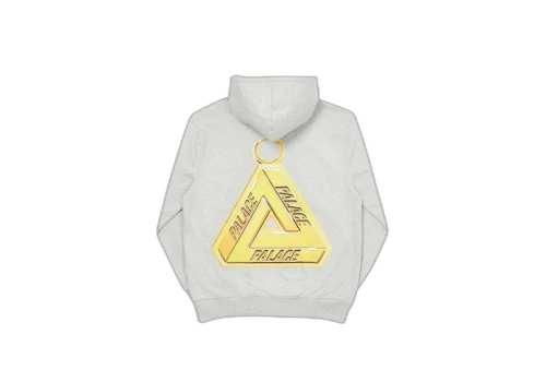 Palace Hatton Hood Grey Marl