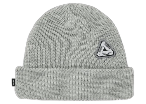 Palace Head Top Beanie Light Grey Marl