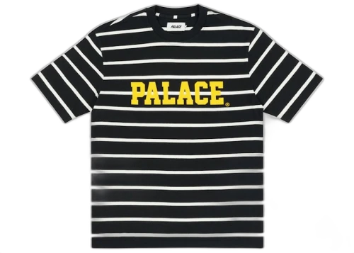 Palace Healthily Stripe T-shirt Black/White