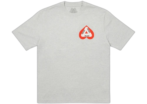 Palace Hearty T-shirt Grey Marl