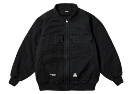 Palace Heavy Canvas Bomber Jacket Black