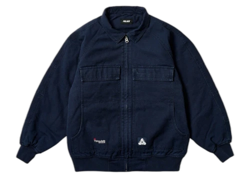 Palace Heavy Canvas Bomber Jacket Navy
